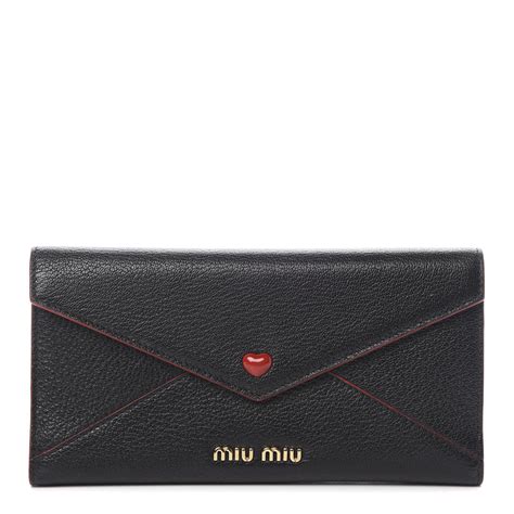 david jones miu miu wallet love envelope|Small Madras Love wallet Black .